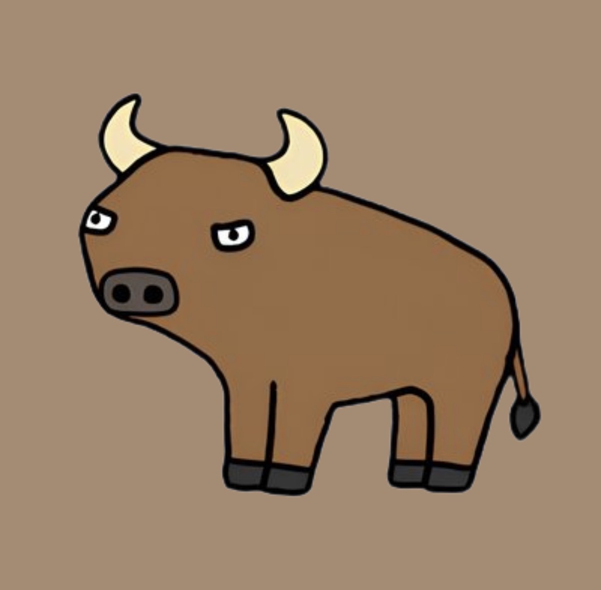 The original BOOL cartoon bull